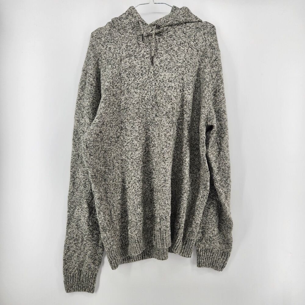 Alesbury Men's Green XL Rami Mixed Rope Yarn Hooded‎ Sweater NWT